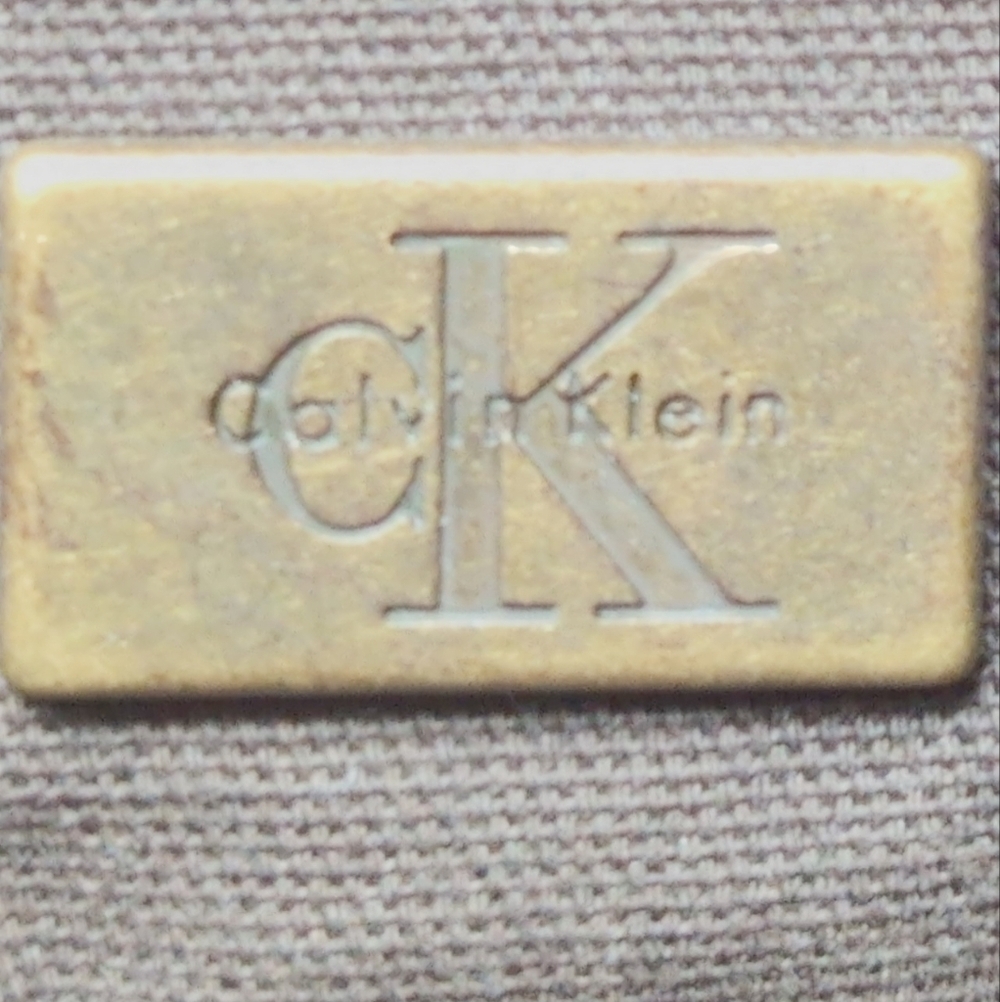 Vintage CK Calvin Klein Brown Suede Crossbody Satchel Bag - Picture 10 of 10